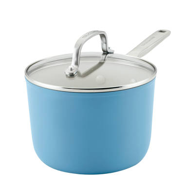 KitchenAid Aluminum Nonstick 8.0-Quart Stockpot with Lid (KC2A80SCOB)