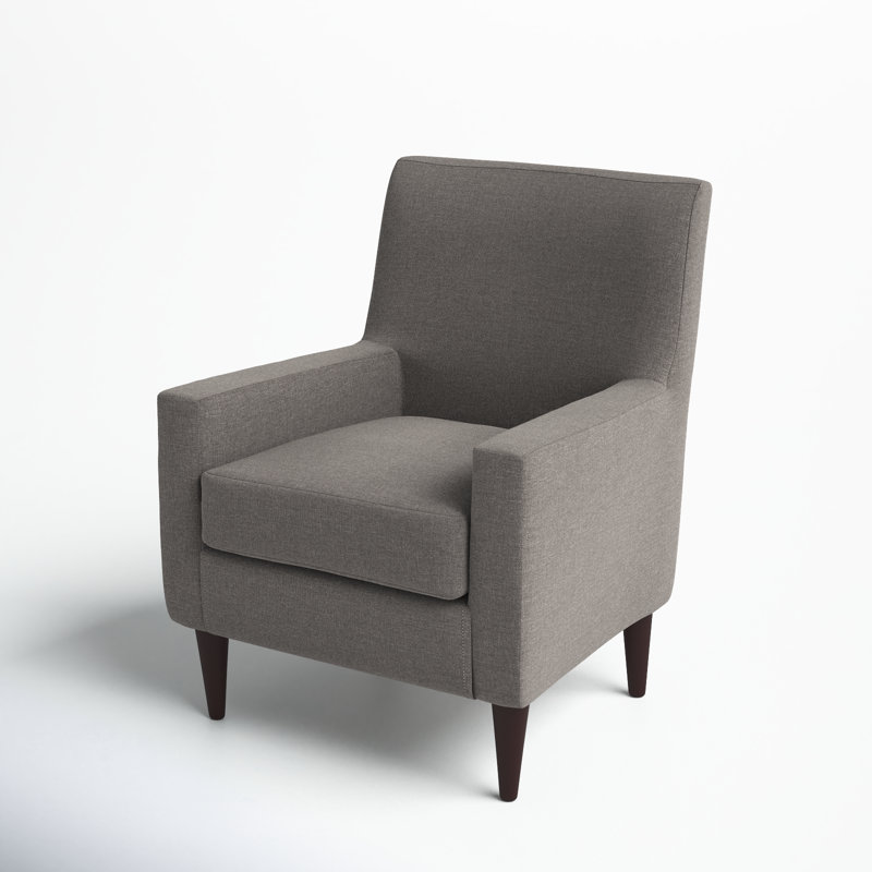 Fauteuil l 28 po Donham, Tissu performance, Noir