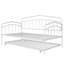 Lit de jour simple avec couchette simple, structure en métal durable-656769511