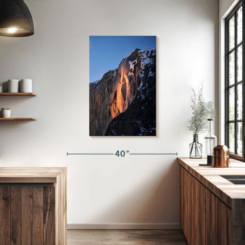 Alvord Yosemite Phenomenal Firefall, 36" H x 24" W