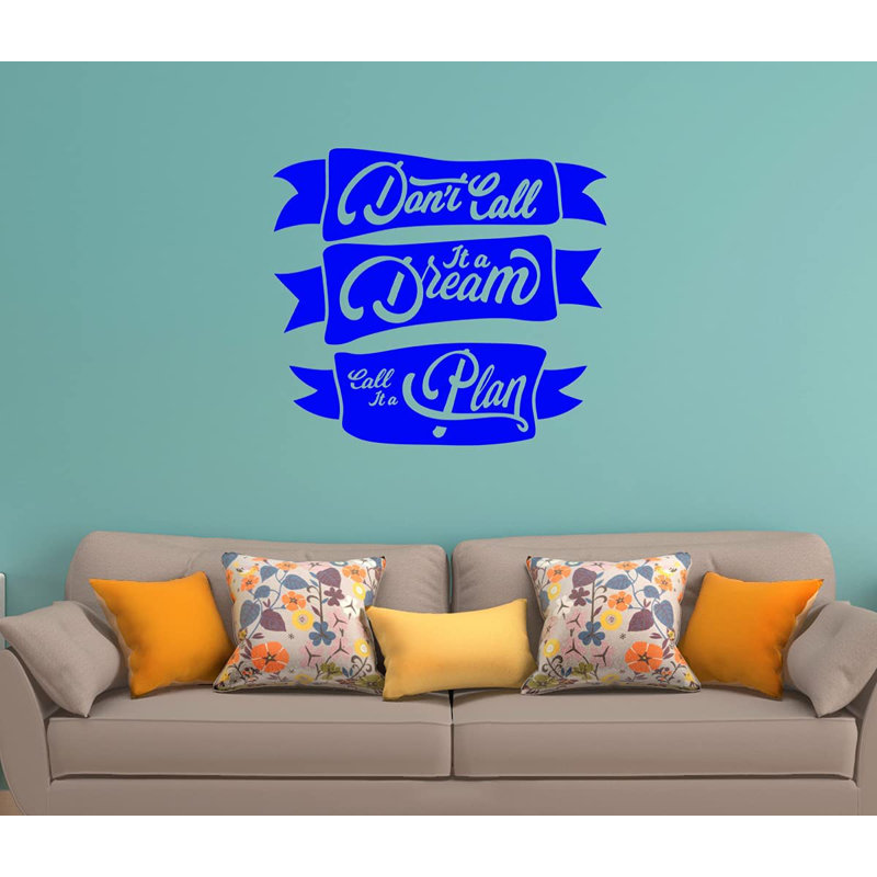 Adhésif décoratif, H 23 po x l 27 po, Bleu