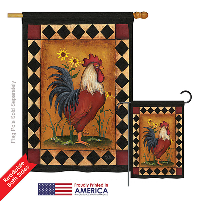 Ensemble de drapeaux en polyester 40 x 28 po Rawlin