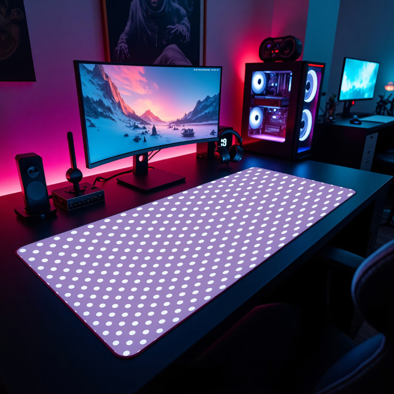 Polyester Desk Pad, 31.5x15.5