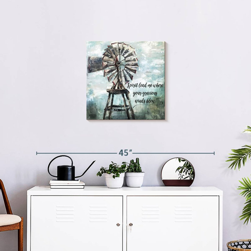 Lilie Primitive Windmill, 20" H x 20" W