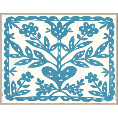 Blue Flower Print by Paule Marrot