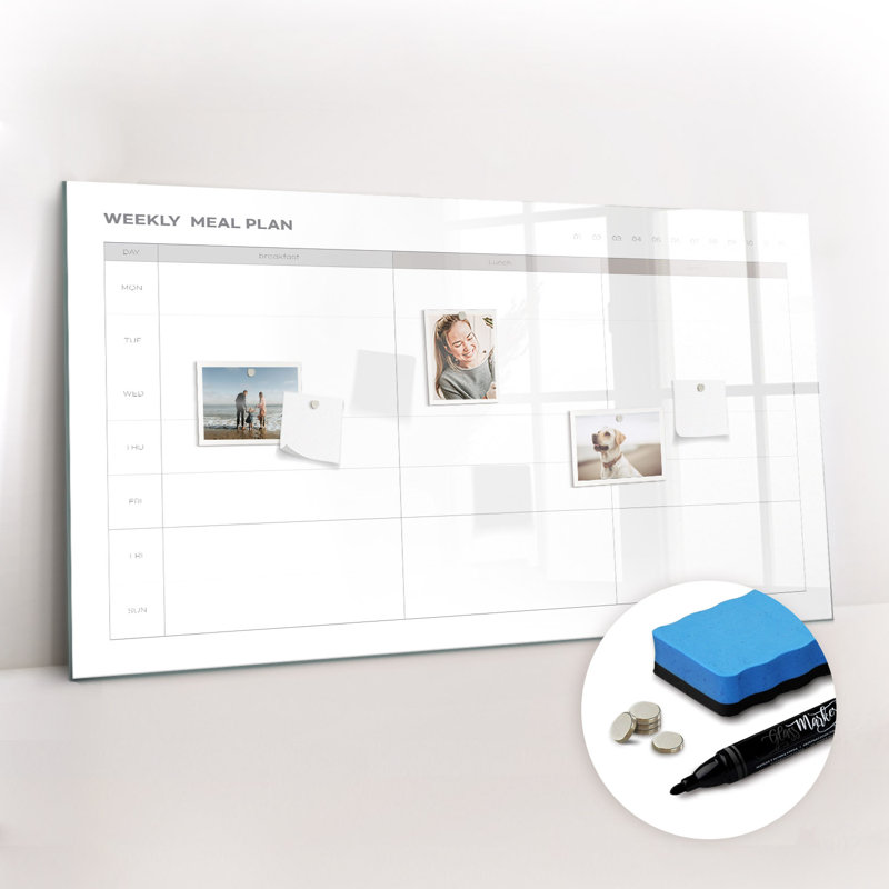 Magnetic Glass Dry Erase Board