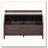 Rustic Solid Wood Entryway Storage Bench with Safety Hinge and Removable Cushion-1485984329