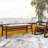 Genuine Leather Upholstered Bench