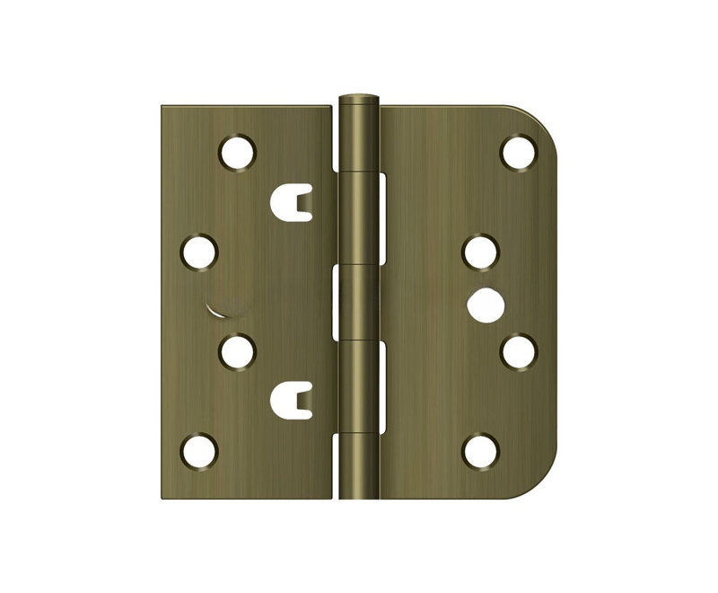 Steel Butt Bearing Hinge, Antique Brass