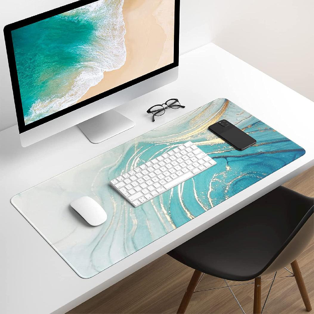 Teal best sale desk mat