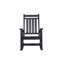Chaise berçante surdimensionnée à texture de bois, chaise berçante d'extérieur pour adultes, chaise berçante pour jardin tout usage-925963129