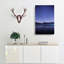 Stars Over The Mountain In Abstract - Wrapped Canvas-55339214