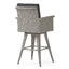 30" Outdoor Wicker Barstool With Water Resistant Cushions 1PC