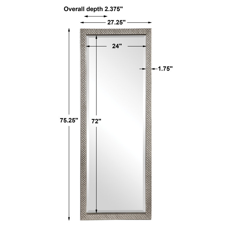 Aubree Glass Rectangle Wall Mirror
