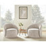29.33’’ Upholstered Sloped-Arm Swivel Accent Chair,Set Of 2