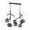 Sean Lavin Sedona 8-light LED double chandelier in nightshade black finish