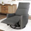 Fauteuil inclinable pivotant électrique rembourré avec fauteuil oscillant-131655150