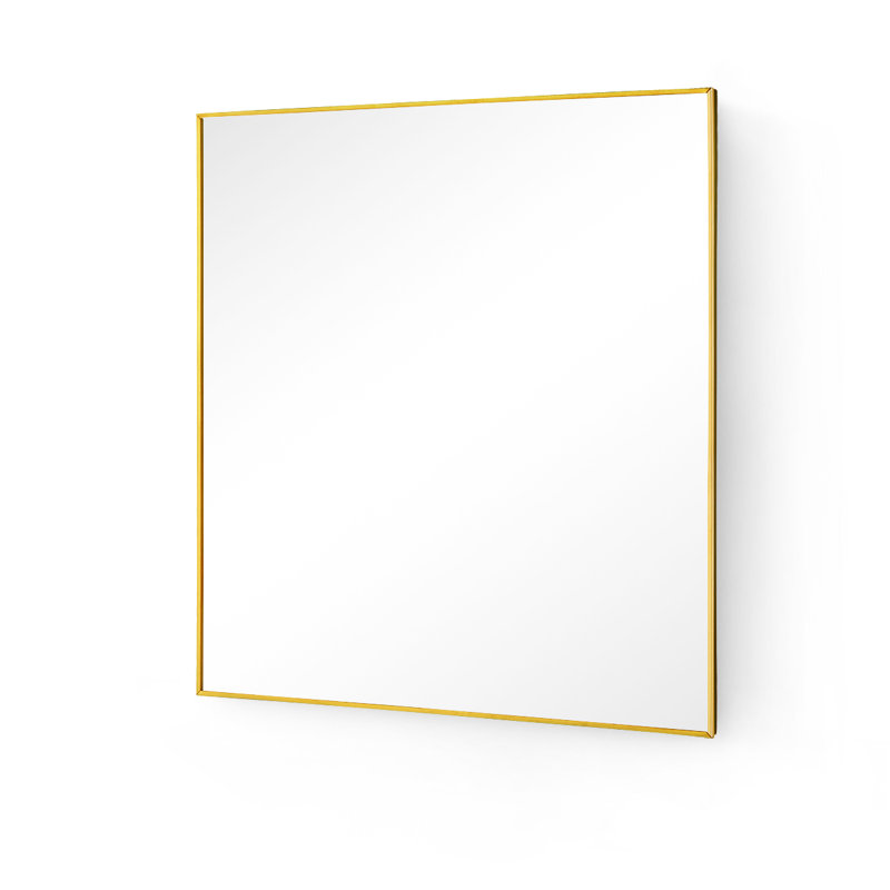 Clarence Square Metal Wall Mirror, 14.5" x 14.5"