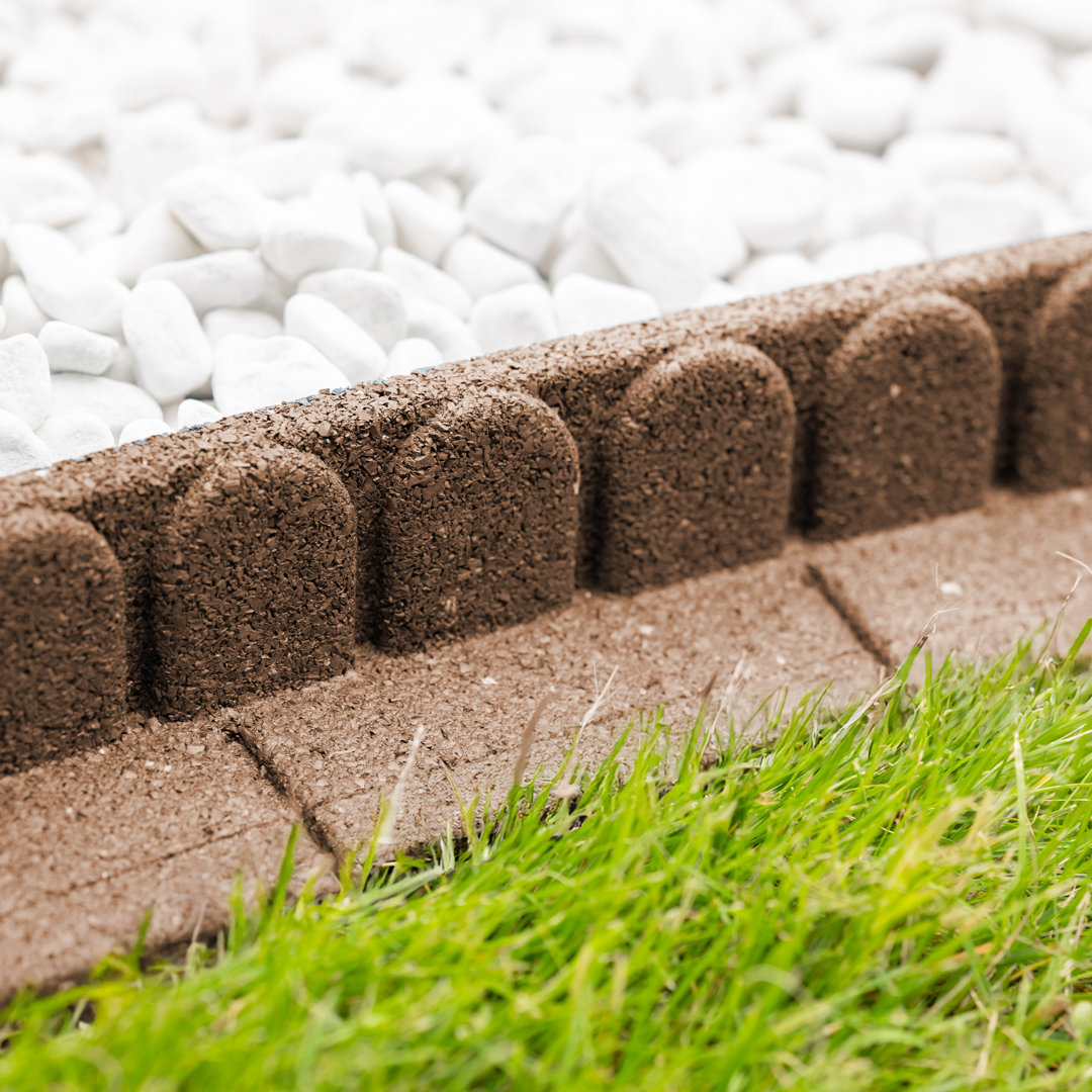 8cm H x 120cm W Composite Lawn Edging
