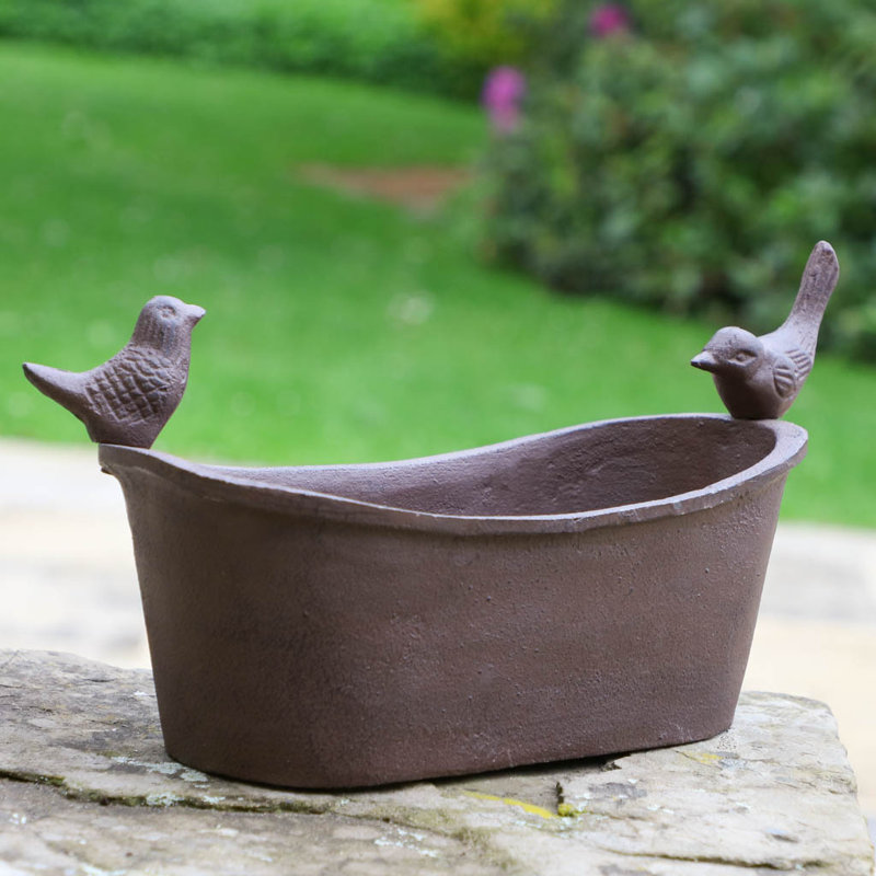 Ewan Iron Fountain Birdbath