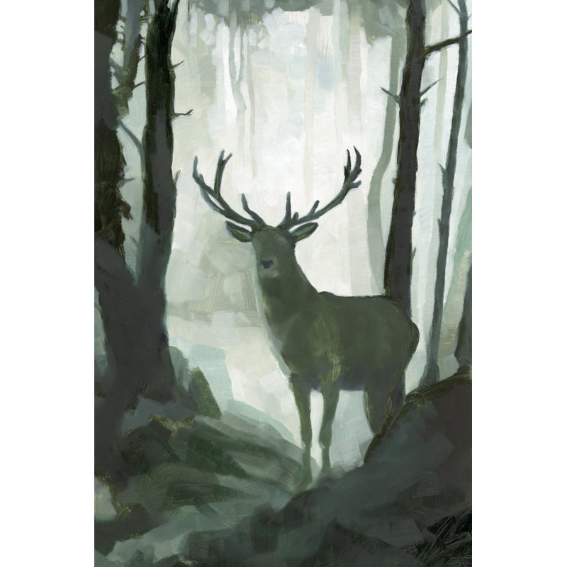 Elemental Animals I by Jacob Green - Painting, 46cm H x 30cm W, Wrapped Canvas