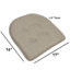 Coussin de chaise d'intérieur uni antidérapant en forme de U-2038951072-2077623642