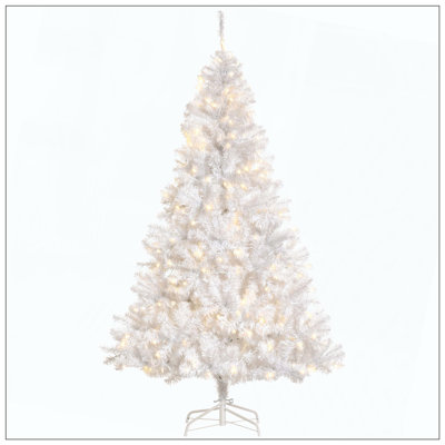 Douglas Fir Artificial Christmas Tree With Realistic Branches, 250 Warm White LED Lights And 1000 Tips