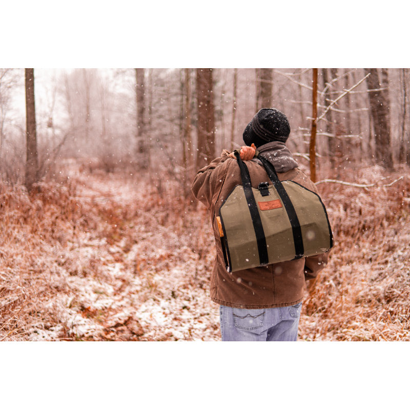 Toile transporteur de bois de chauffage, Brun clair
