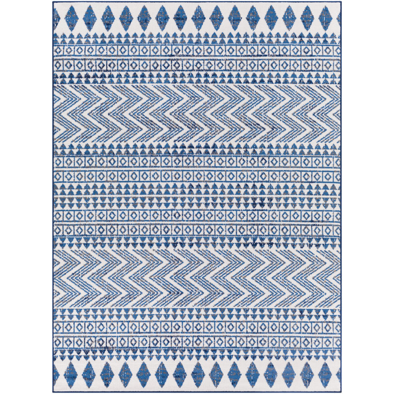Casa Geometric Indoor Rug, Rectangle 5'3" x 7'