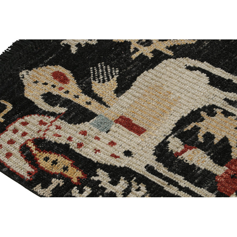 One-of-a-Kind 4'2" X 6'2" Hand Knotted Area Rug