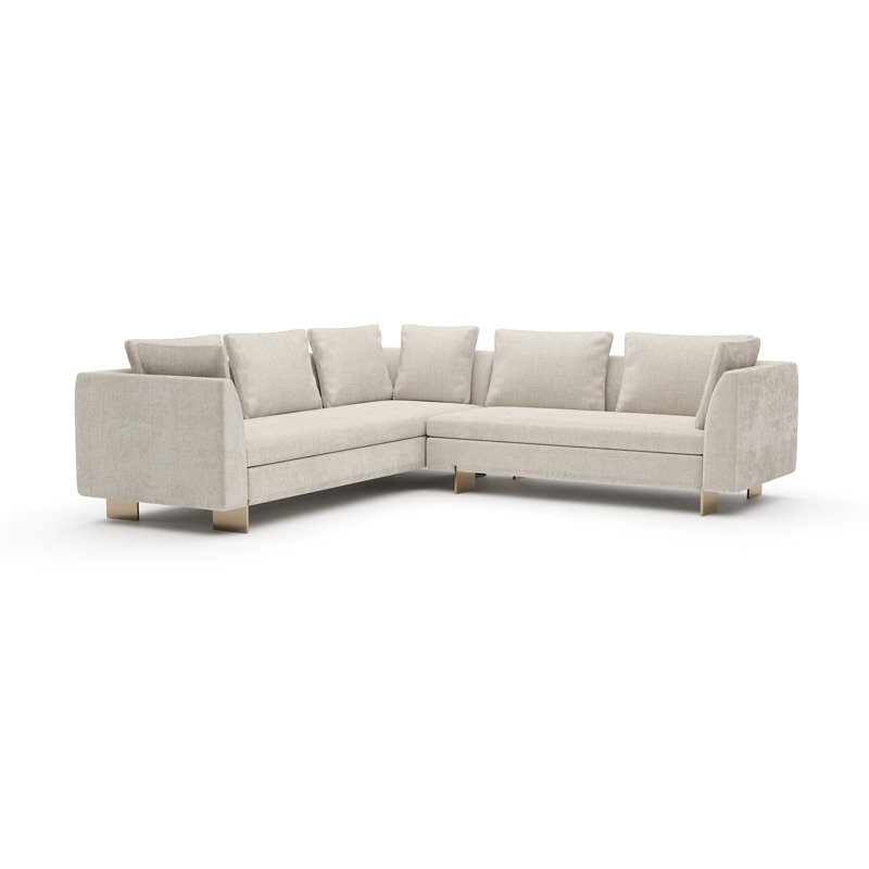 Sectional, 29" H x 104" W x 105" D, Right Hand Facing