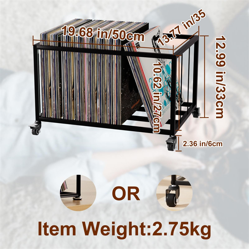 33cm H Media Shelves