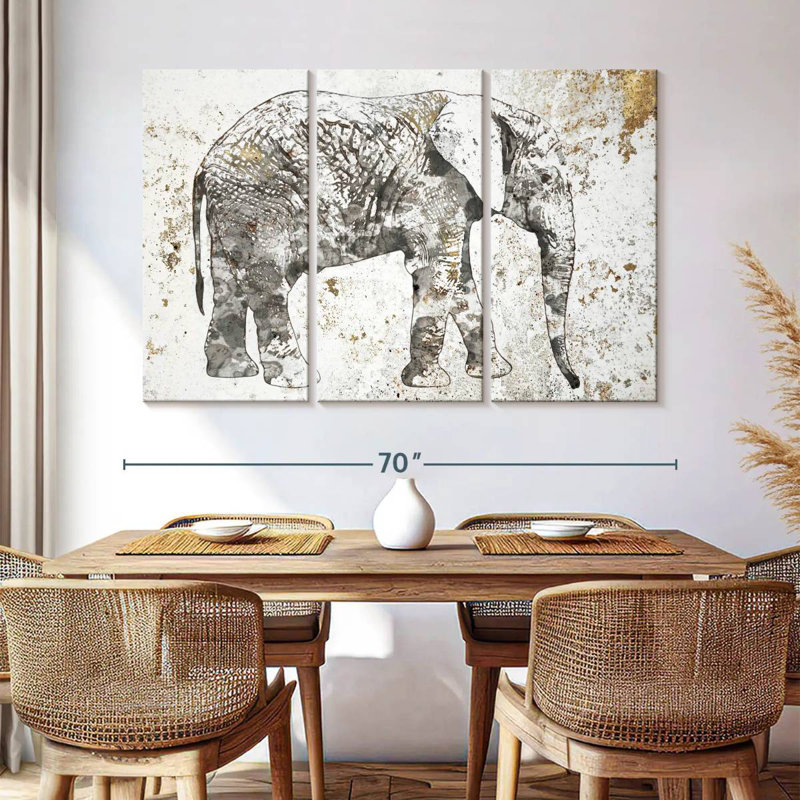 Elephant Stance, 24" H x 38" W