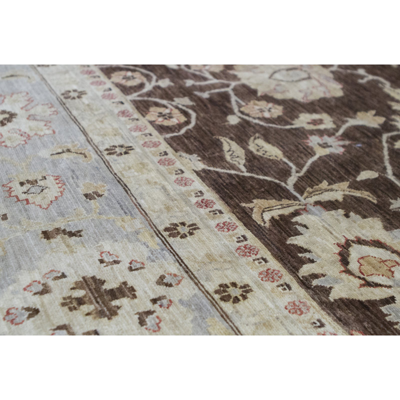 Ziegler Hand-Knotted High-Quality Blue Area Rug