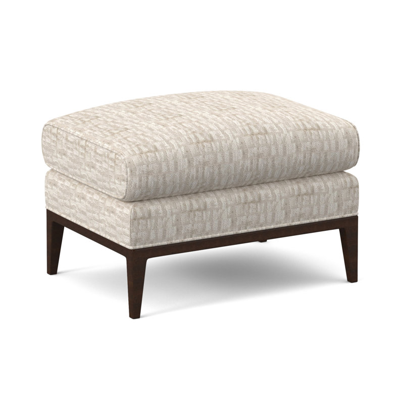 Repose-pieds standard de 29 po Cooper, Noyer noir, Neige Polly
