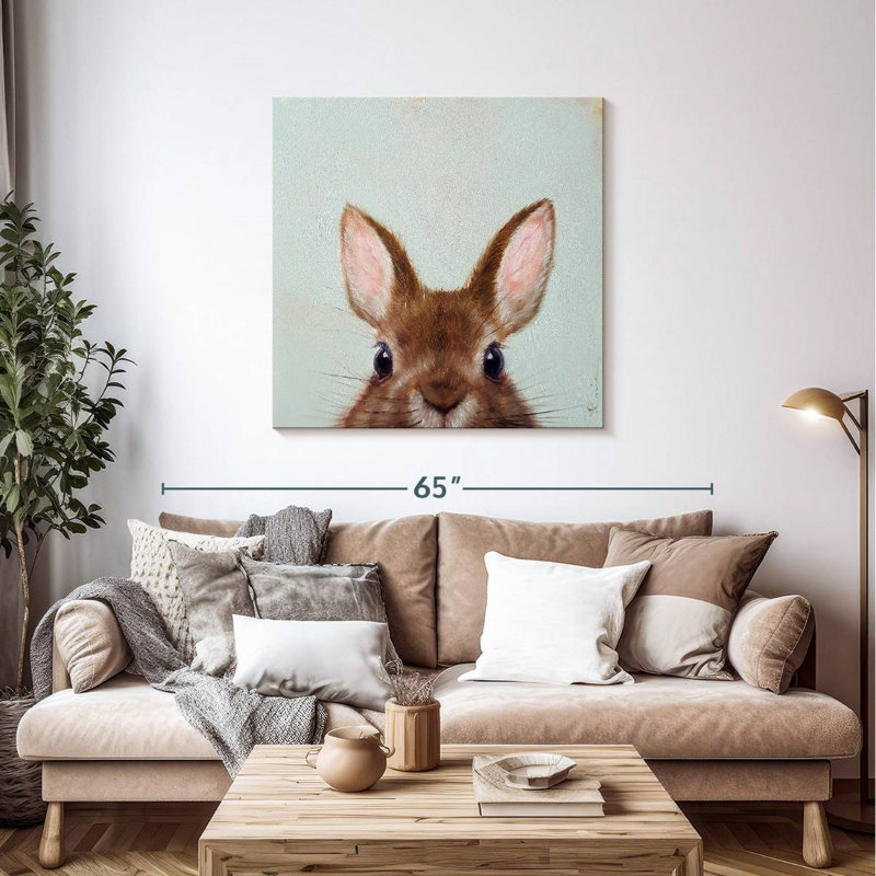 Crowle Peek A Boo Bunny, H 39 po x l 39 po