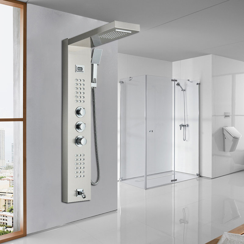 47.63'' Shower Panel with Fixed Shower Head