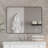 Ebern Designs Ragio Rectangular Black Metal Framed Mirror-58340675