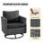 Lithzy Premium All-Weather Wicker 2 - Person Patio Conversation Set with Cushions-705646859