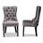 Kiyohiko Buei Tufted Upholstered Wingback Parsons Chair-1644663644