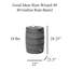 Tonneau de pluie de style whisky avec débordement et robinet Good Ideas-98666718-98666725