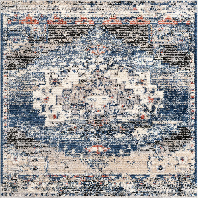 Tucson Geometric Indoor Rug, Square 6'