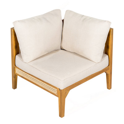 Chaise d'angle d'extérieur