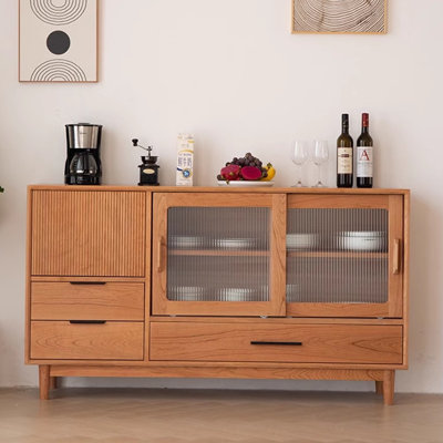 Simple vitrine en verre de style japonais