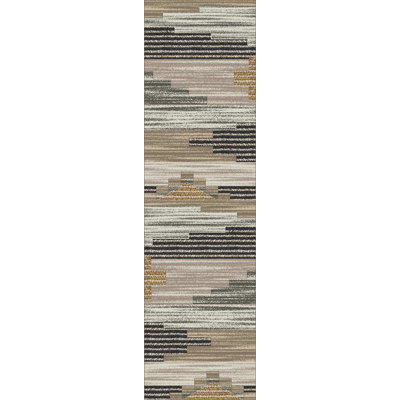 Tapis gris Brooke Southwest Contempo