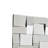 Harsens Rectangle Tiled Beveled Glass Wall Mirror
