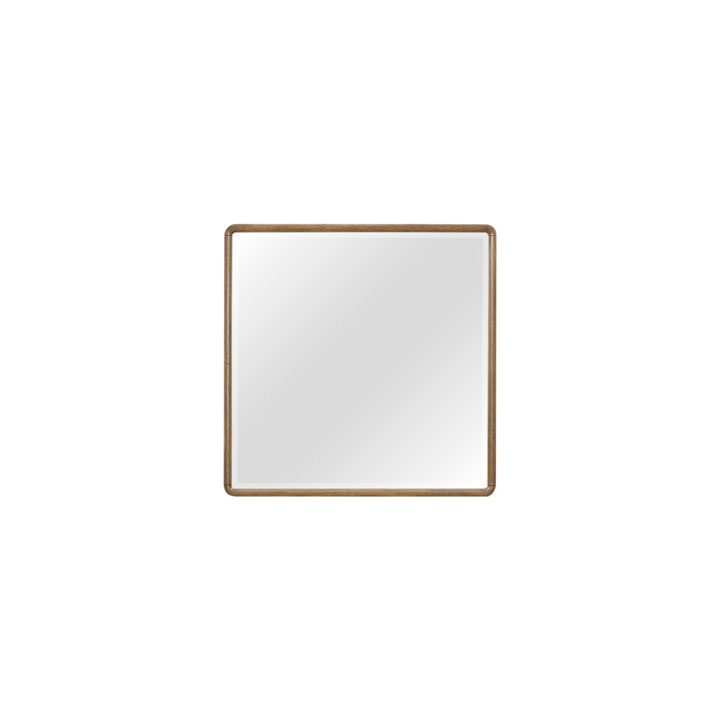 Petit miroir moderne, Marron clair