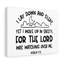 For the Lord Psalm 3:5 1 Piece Wrapped Canvas Wall Art-2105024554