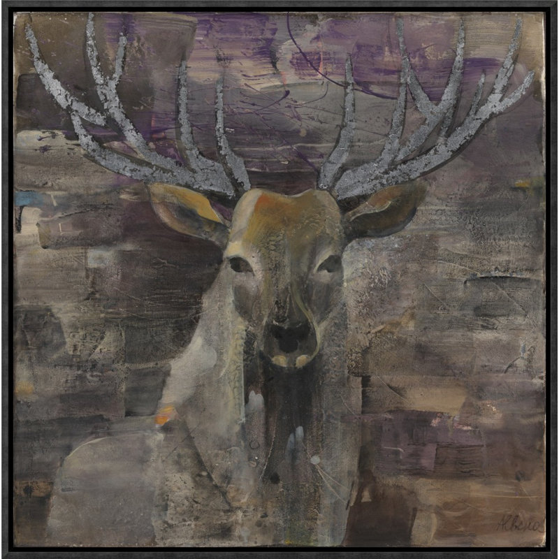 " The Leader " by Albena Hristova, 18" H x 18" W, Wrapped Canvas, No Mat