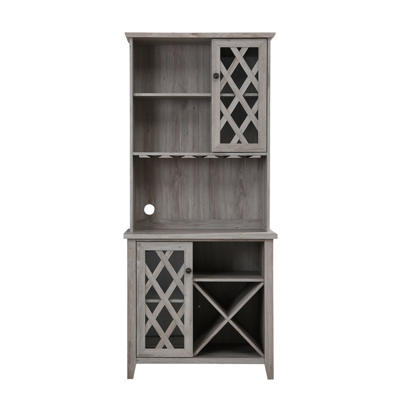 Armoire bar, gris